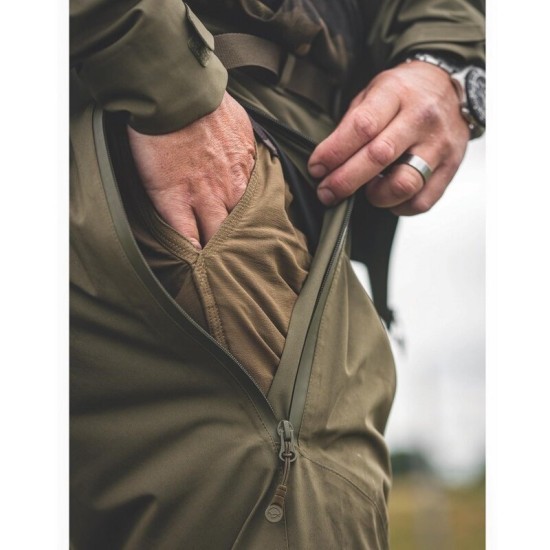 Pantaloni Korda Dry Kore Over Trousers, Olive, Small  ﻿