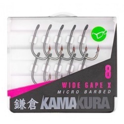 Cârlige Korda Kamakura Wide Gape X Micro Barbed, Nr.4, 10buc/plic