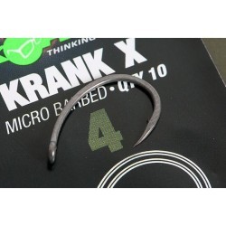 Cârlige Korda Krank X Micro Barbed, Nr.8, 10buc/plic