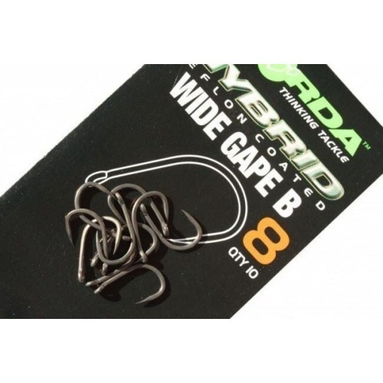 Cârlige Korda Wide Gape Barbless, Nr.10, 10buc/plic