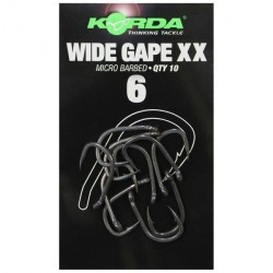 Cârlige Korda Wide Gape XX Micro Barbed, Nr.2, 10buc/plic