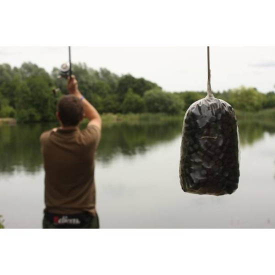 Kit Pungi PVA XS 4.5x10cm + Încărcător Korda Solidz PVA Bag System, 25buc/plic