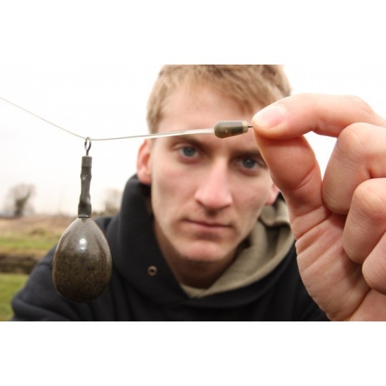 Kit montură culisantă Korda Running Rig, Weed Green, 5buc/plic