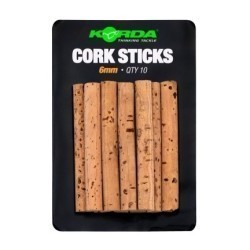 Batoane de plută Korda Cork Sticks, 6mm, 10buc/blister