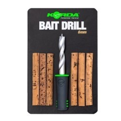 Set Burghiu Korda Bait Drill 6mm + 6x Batoane de plută Korda Cork Sticks 6mm