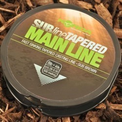 Fir înaintaș conic Korda SubLine Tapered Mainline, Sub Brown, 0.28-0.50mm/8-40lbs/300m