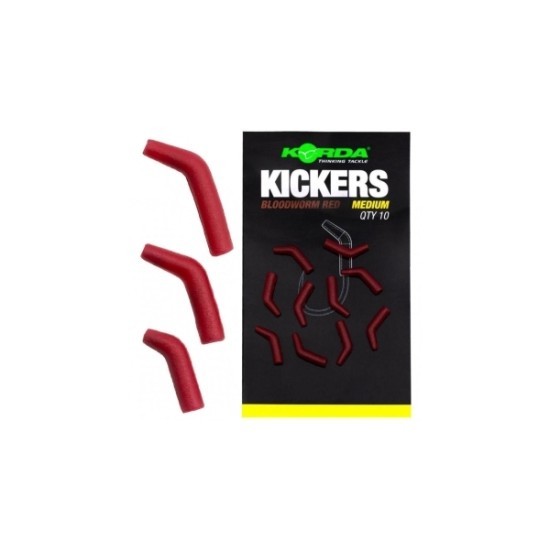 Line aligner Korda Kickers, Bloodworm, Medium, 10buc/plic