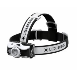 Lanternă de cap reîncărcabilă Ledlenser MH7, Black/White, 600 Lumeni