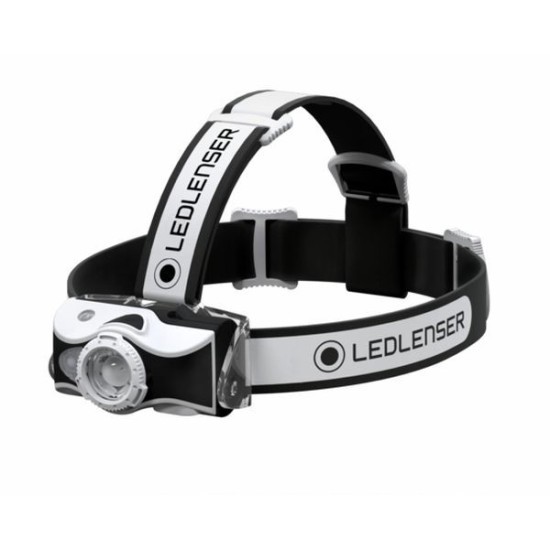 Lanternă de cap reîncărcabilă Ledlenser MH7, Black/White, 600 Lumeni