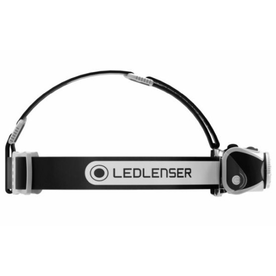 Lanternă de cap reîncărcabilă Ledlenser MH7, Black/White, 600 Lumeni