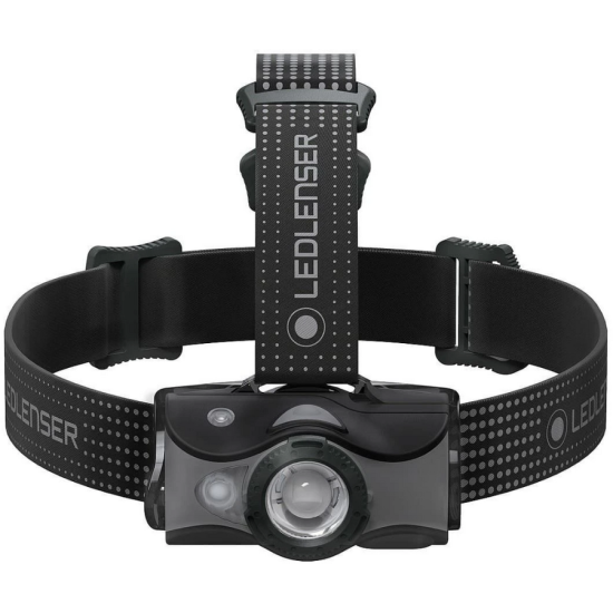 Lanternă de cap reîncărcabilă Ledlenser MH7 Grey, 600 Lumeni, Li-Ion + Cablu USB