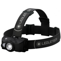 Lanternă de cap reîncărcabilă Ledlenser MH8, Black, 600 Lumeni