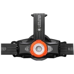 Lanternă de cap reîncărcabilă Ledlenser MH11 Bluetooth, Black/Orange, 1000 Lumeni