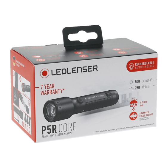 Lanternă reîncărcabilă Ledlenser P5R Core, 500 Lumeni Lanternă reîncărcabilă Ledlenser P5R Core, 500 Lumeni
