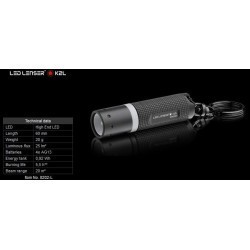 Lanternă Ledlenser K2L, 25 Lumeni