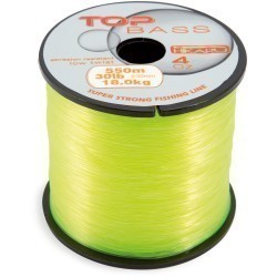 Fir monofilament Lineaeffe Bass Top, Galben Fluo, 0.40mm/13kg/750m