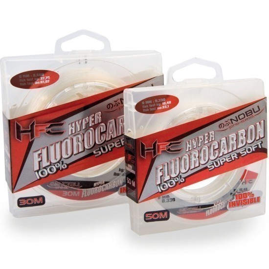 Fir fluorocarbon Lineaeffe Nobu HFC Hyper Super Soft, Transparent, 0.30mm/8.55kg/50m