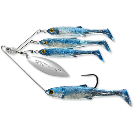 Spinner rig LiveTarget Baitball Spinner Rig, 854 Blue/Silver, Small, 11g Spinner rig LiveTarget Baitball Spinner Rig, 854 Blue/Silver, Small, 11g