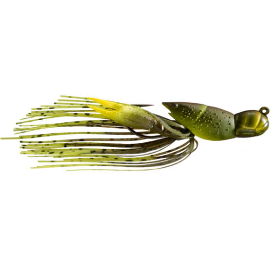 Nălucă LiveTarget Hollow Body Crawfish Jig, 146 Green/Chartreuse, 4cm/11g Nălucă LiveTarget Hollow Body Crawfish Jig, 146 Green/Chartreuse, 4cm/11g