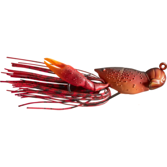 Nălucă LiveTarget Hollow Body Crawfish Jig, 306 Red, 4cm/11g Nălucă LiveTarget Hollow Body Crawfish Jig, 306 Red, 4cm/11g