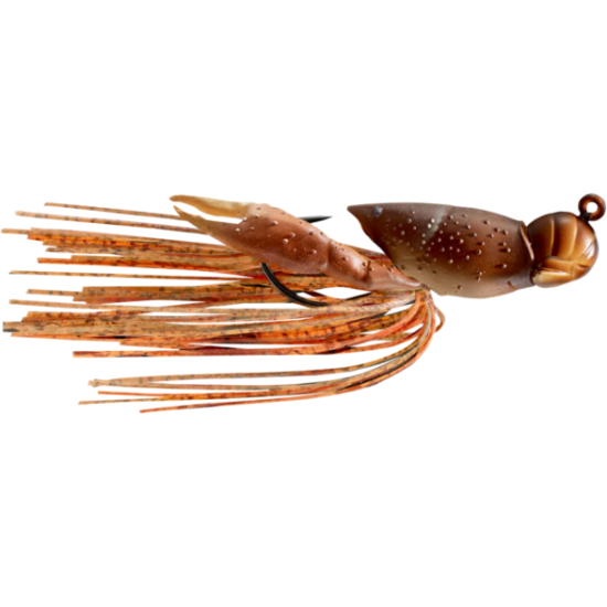 Nălucă LiveTarget Hollow Body Crawfish Jig, 723 Natural/Brown, 4.5cm/14g Nălucă LiveTarget Hollow Body Crawfish Jig, 723 Natural/Brown, 4.5cm/14g
