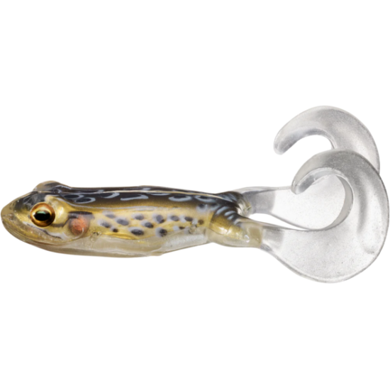 Broască LiveTarget Freestyle Frog, 523 Pearlescent/Bronze, 7.5cm, 2buc/plic
