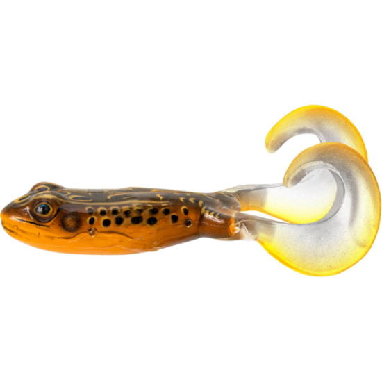 Broască LiveTarget Freestyle Frog, 524 Fire Tip Orange, 7.5cm, 2buc/plic