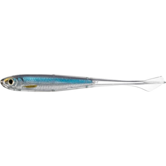 Shad LiveTarget Ghost Tail Minnow, 201 Silver/Blue, 11.5cm, 4buc/plic