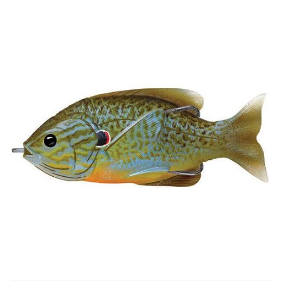 Swimbait LiveTarget Hollow Body Sunfish, 551 Natural/Blue Pumpkinseed, 9cm/18g