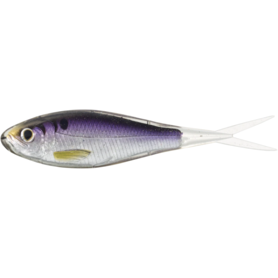Shad LiveTarget Skip Shad Soft Jerkbait, 207 Silver/Purple, 11cm, 4buc/plic