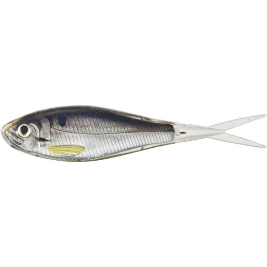 Shad LiveTarget Skip Shad Soft Jerkbait, 951 Silver/Smoke, 9cm, 4buc/plic