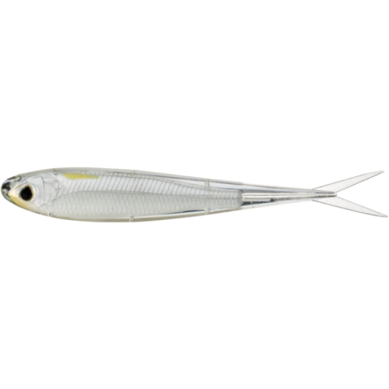 Shad LiveTarget Twitch Minnow Soft Jerkbait, 134 Silver/Pearl, 10cm, 4buc/plic