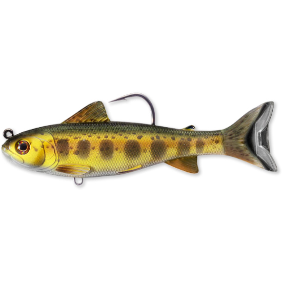 Swimbait LiveTarget Trout Parr, 713 Gold/Olive, 10.9cm/21g