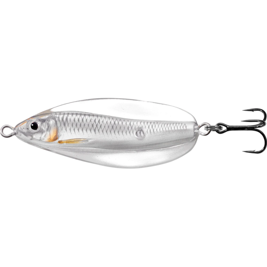 Linguriță oscilantă LiveTarget Erratic Shiner, 134 Silver/Pearl, 5cm/7g