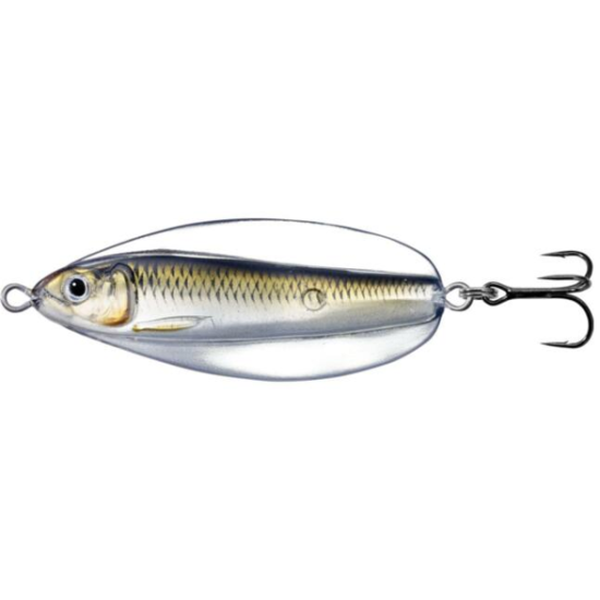 Linguriță oscilantă LiveTarget Erratic Shiner, 205 Silver/Bronze, 6cm/14g