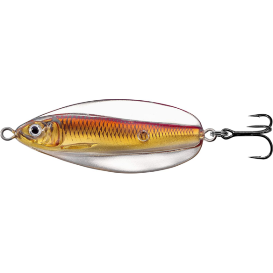 Linguriță oscilantă LiveTarget Erratic Shiner, 223 Gold/Red, 5.5cm/11g