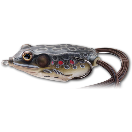 Broască LiveTarget Hollow Body Frog, 503 Brown/Black, 6.5cm/21g