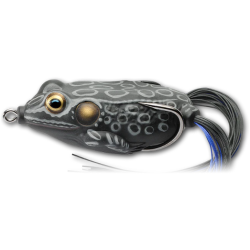 Broască LiveTarget Hollow Body Frog, 517 Black/Black, 6.5cm/21g