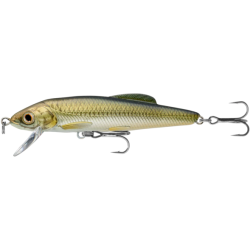 Vobler LiveTarget Minnow Finesse Jerkbait, 241 Silver/Pumkin, 7.5cm/7g