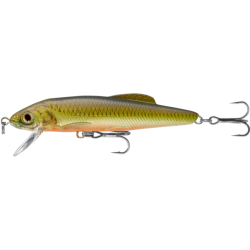 Vobler LiveTarget Minnow Finesse Jerkbait, 243 Gold/Perch, 7.5cm/7g