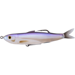 Swimbait LiveTarget Hollow Body Shiner Walking Bait, 161 Violet Ghost Shiner, 11.5cm/14g