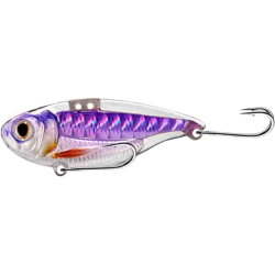 Cicadă LiveTarget Sonic Shad Blade Bait, 240 Violet/Black Back, 5.5cm/14g