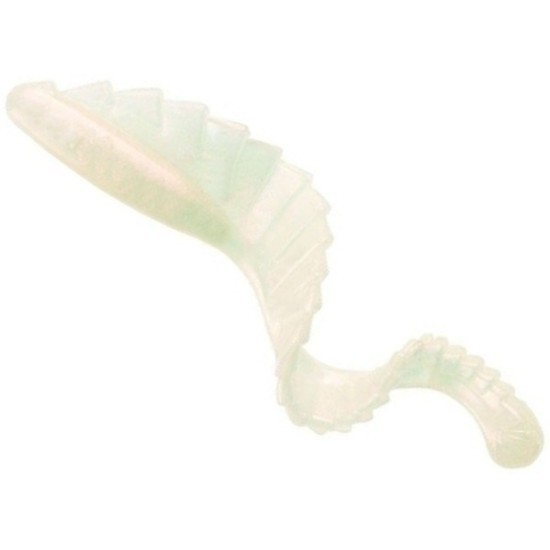 Grub Mister Twister G-Grub, White Pearl, 8cm, 4buc/plic