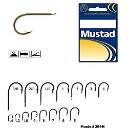 Cârlige Mustad Classic Match Multipurpose 289H, Auriu, Nr. 10