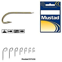 Cârlige Mustad Classic Crystal, Auriu, Nr. 6