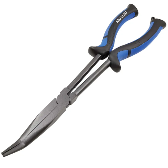 Clește Mustad Long Bend Nose, Blue, 28cm