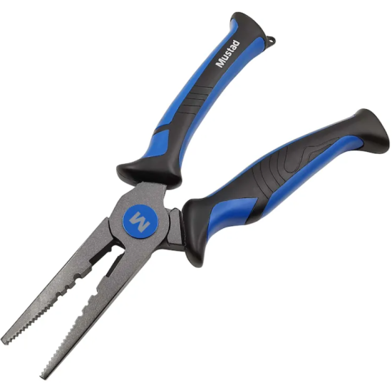 Clește multifuncțional Mustad Aluminium, Blue, 16cm