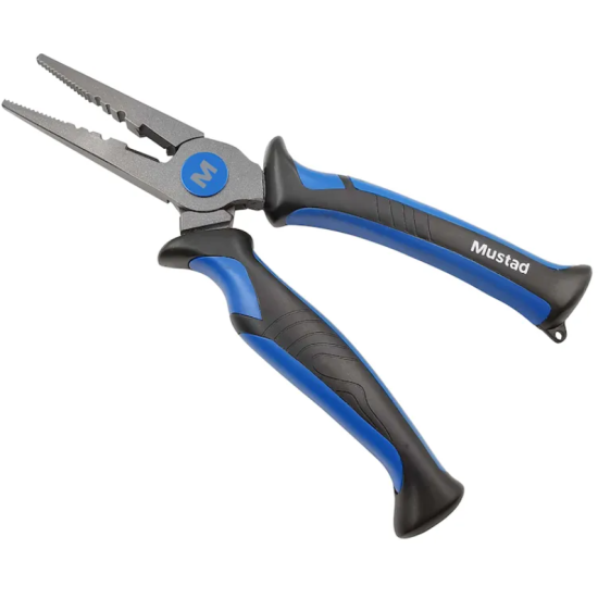 Clește multifuncțional Mustad Aluminium, Blue, 16cm