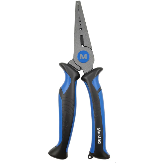 Clește multifuncțional Mustad Aluminium, Blue, 16cm