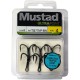 Ancoră triplă scurtă Mustad Ultrapoint Triple Grip®, Nichel, Nr.6, 5buc/plic